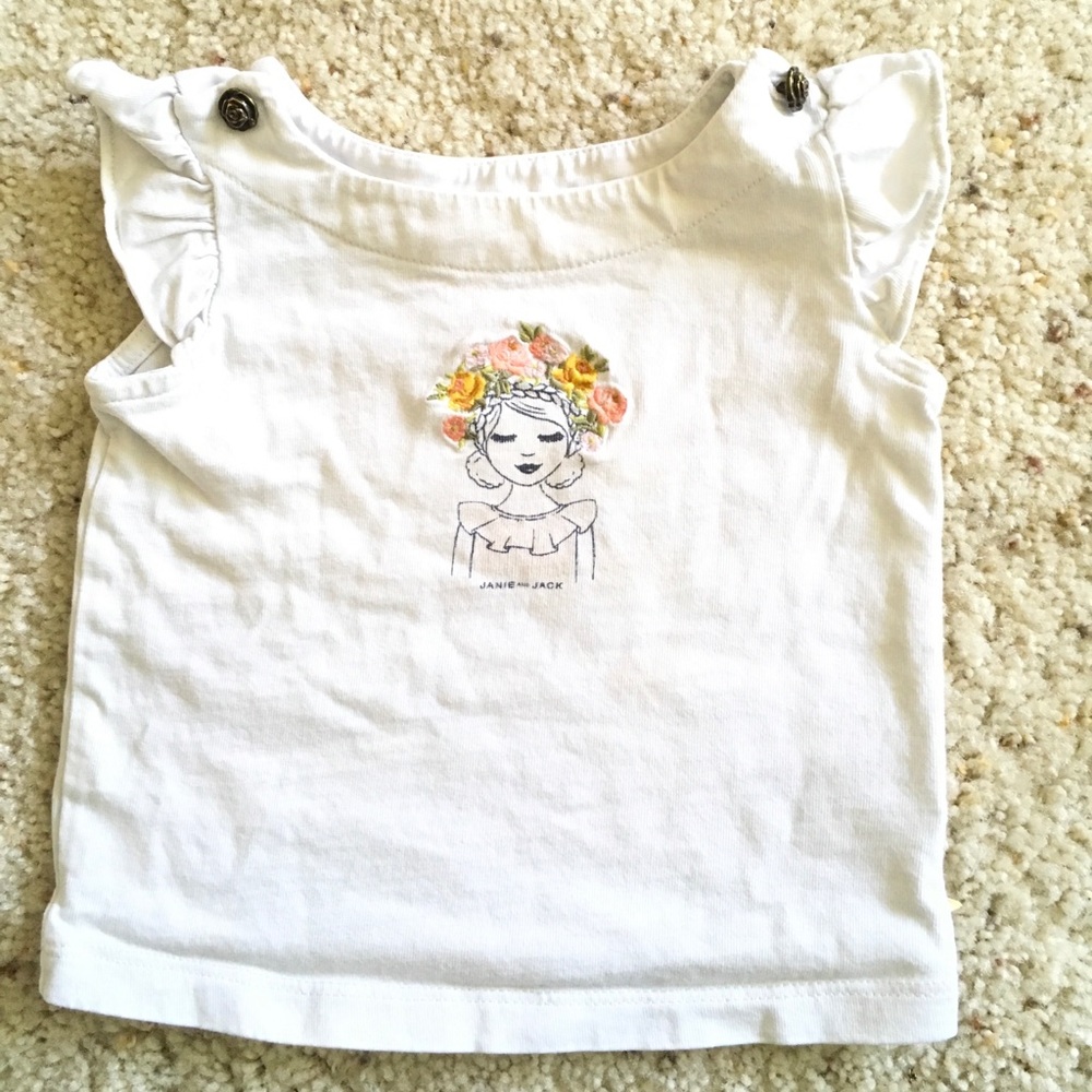 Janie and Jack summer shirt. Good condition